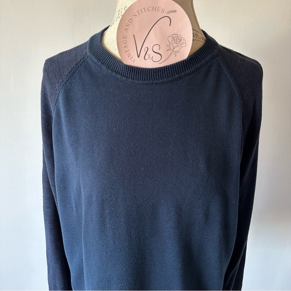Ted Baker London Navy Pullover Sweater 6 Extra Large - Picture 3 of 15